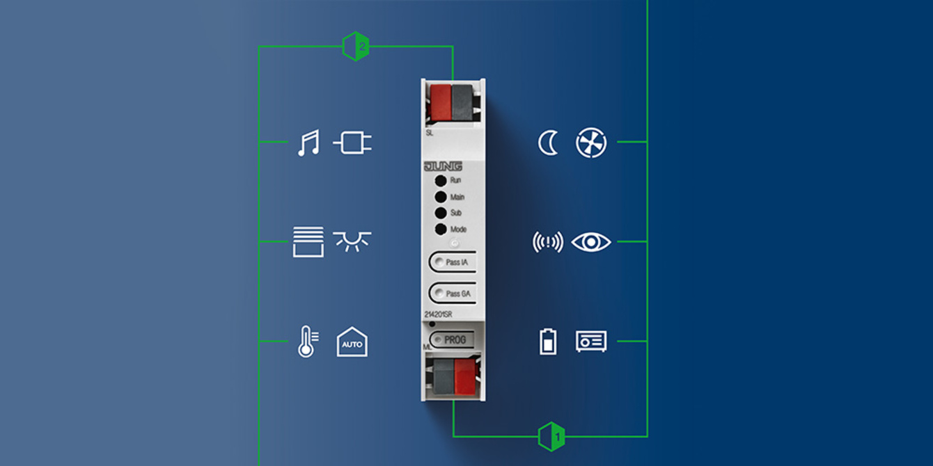 KNX Bereichs- und Linienkoppler bei Muster Elektro in Musterstadt
